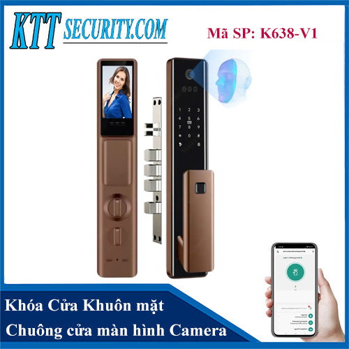 Khóa cửa khuôn mặt K638-V1